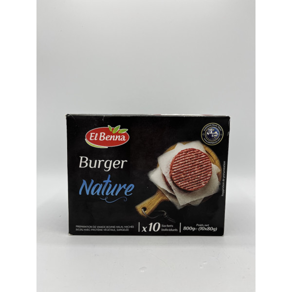 Burger Nature 800g El Benna Eht